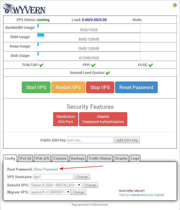 Wyvern Password